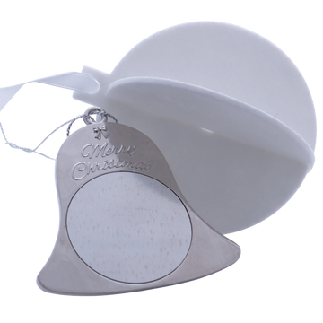 Silver Bell Christmas Decoration